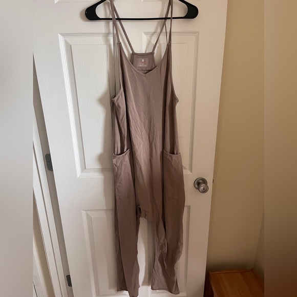 Free People Hot Shot Onesie in Mocha Latte - Picture 2 of 3